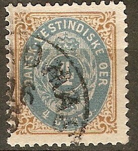 Danish West Indies 18 Used F/VF 1896 SCV $11.00