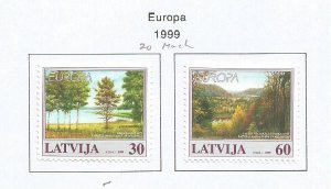 LATVIA - 1999 - Europa - Perf 2v Set - Mint Lightly Hinged