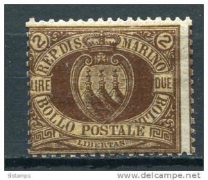 San Marino 1892 Sc 23 Unused CV  $110.00