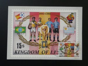 soccer football world cup Brazil 1950 maximum card Lesotho (Brazil vs Uruguay)