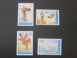 Bermuda 1984 Sc 453-456 set MNH