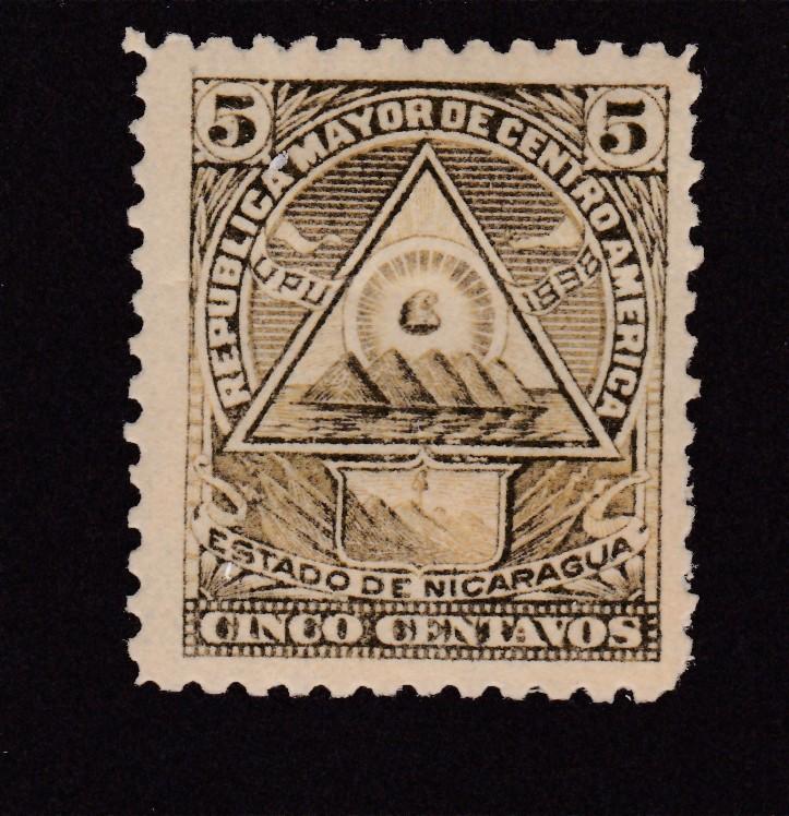 Nicaragua Scott# 109E Mint Some Paper Adhesion on Reverse