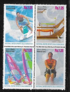 Pakistan 1995 Karachi National Water Sports Gala Block Sc 847 MNH C17