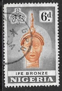 Nigeria 86: 6d Ife Bronze, used, F-VF