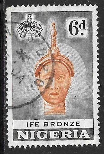 Nigeria 86: 6d Ife Bronze, used, F-VF