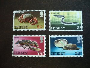 Stamps - Jersey - Scott# 91-94 - Mint Never Hinged Set of 4 Stamps