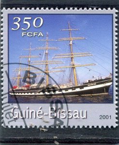 Guinea Bissau 2001 SAILING SHIP 1 Stamp Perforated Fine used VF
