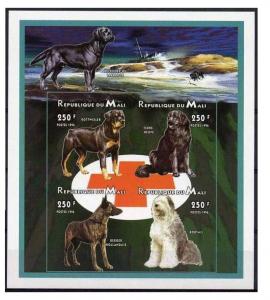 MALI SHEET IMPERF DOGS