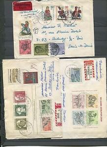 Berlin registered covers plus  FDC  cards