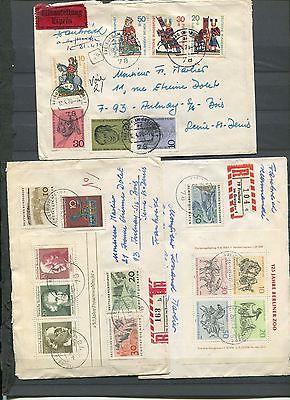 Berlin registered covers plus  FDC  cards