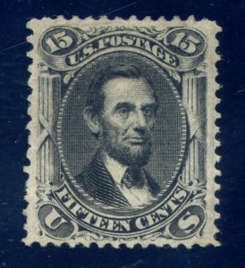 US SCOTT #98 MINT-VF-NO GUM W/ PF CCERT TINY FLAW SCV $1,600 (4/9/24 GP)