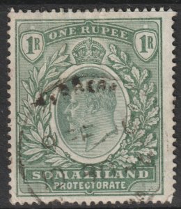 Somaliland Scott 36 - SG41, 1904 Edward VII 1r used