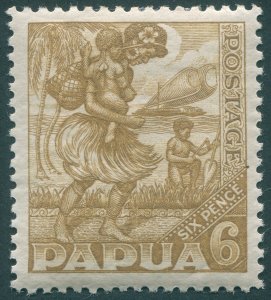 Papua 1932 6d bistre-brown SG137 unused