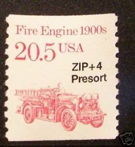 2264 MNH 20.5c Fire Engine1900's - (4013)