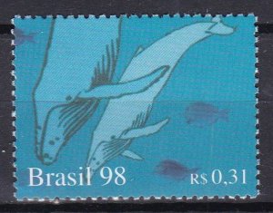 Brazil, Fauna, Whales MNH / 1998