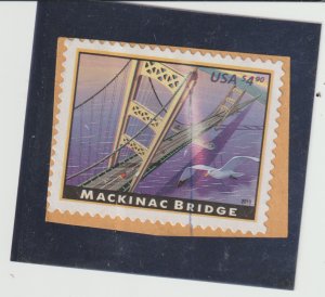 US Scott # 4438 Mackinac Bridge, $4.90 Priority