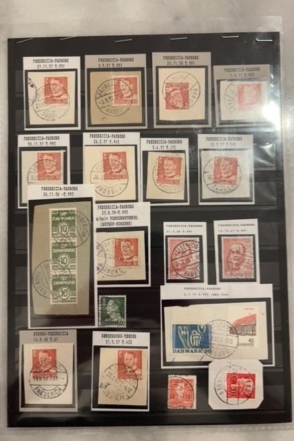 Various Danish stamps