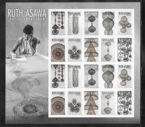 #5504-13 MNH RUTH ASAWA FOREVER SHEET