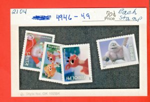 4946-49  Rudolph Set MNH  2015