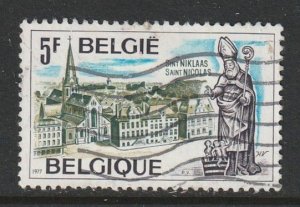 1977 Belgium - Sc 1003 - used VF - 1 Single - Market Square