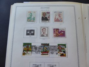 Philippines 1978-1991 Stamp Collection on Album Pages