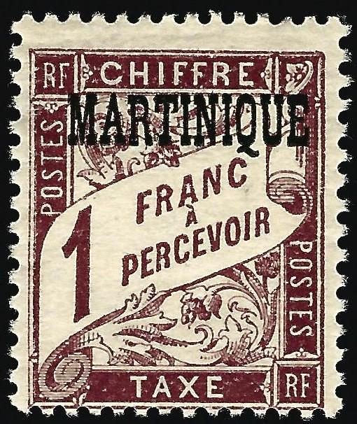 Martinique (Scott J23) Mint OG Fine hr...Buy before prices go up!