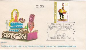 Colombia # C573, Congo Grande Dancer, First Day Cover