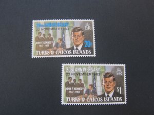 Turks & Caicos Islands 1983 Sc 603-04 set MNH