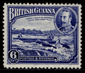 BRITISH GUIANA GV SG292, 6c deep ultramarine, LH MINT.