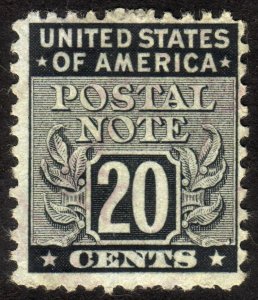 1945, US 20c, Postal Notes, Used, Sc PN11