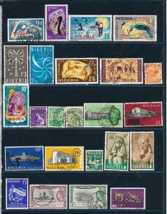 D386812 Nigeria Nice selection of VFU Used stamps