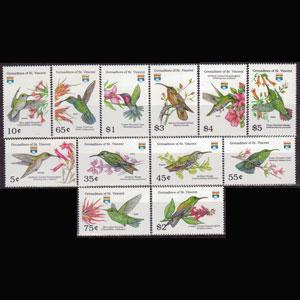 ST.V.G. 1992 - Scott# 897-908 Hummingbirds Set of 12 NH