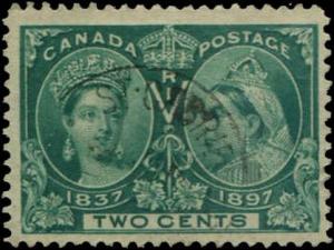 Canada SC# 52 SG# 124 Victoria Jubilee 2c used