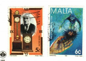 Malta #871, 947 used