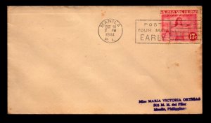 Philippines SC# N31 on Cover to Manila - L11103