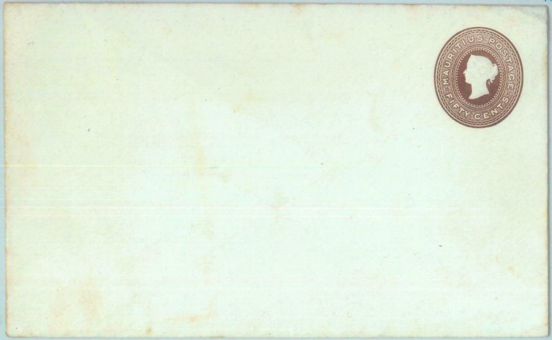 83390 - MAURITIUS -   POSTAL STATIONERY  COVER - Higgings & Gage # 12