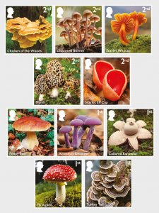 2025 Great Britain Mushrooms (10) (Scott NA) MNH