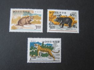 Korea 1966 Sc 502-4 set MNH