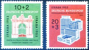 IFRABA, 1953 Philatelic Exhibition.