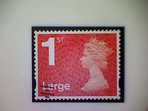 Great Britain, Scott #MH428-6, 2014 used, Machin: 1st Large, bright red