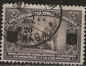 Yugoslavia == Scott # 20 - Used