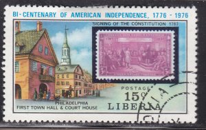 Liberia 705 American Revolution Bicentennial 1975