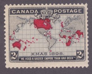 Canada 85 Mint OG 1898 2¢ Imperial Penny Postage XMAS Issue Scv $40.00