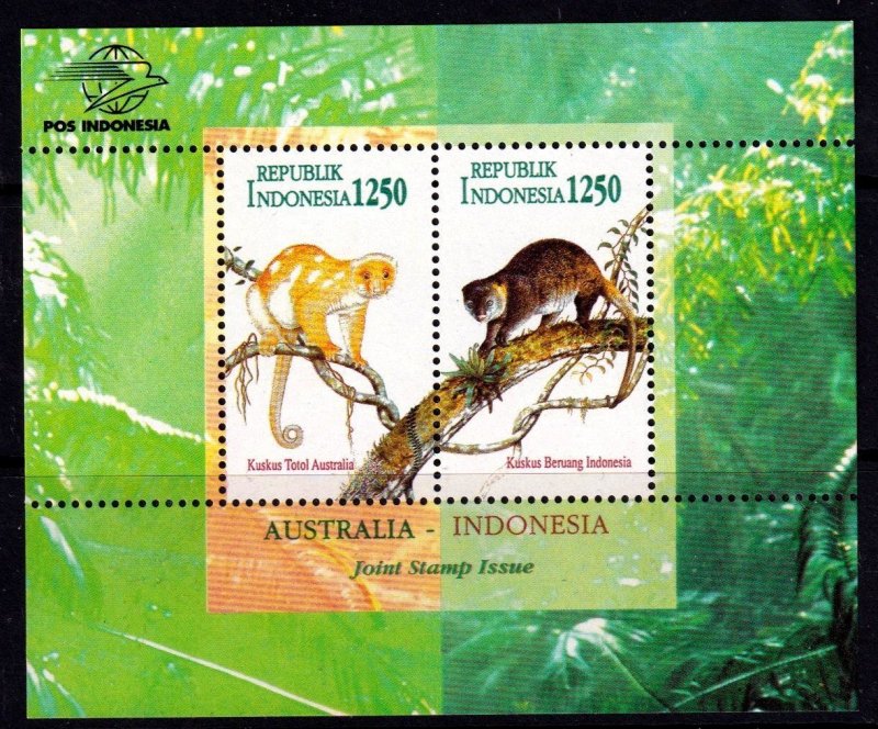 Indonesia 1996 Australia Joint Issue Mint MNH Miniature Sheet SC 1642