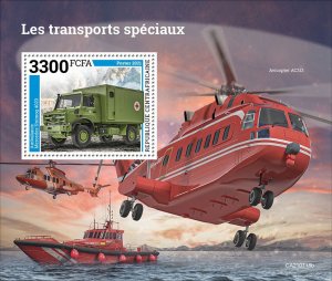 C A R - 2021 - Special Transport - Perf Souv Sheet - Mint Never Hinged
