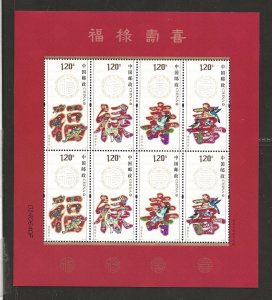 CHINA, PEOPLE'S REP SC# 3996a   VF/MNH