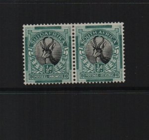 South Africa 1930 SG42 mounted mint pair