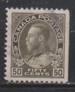 Canada, 50c King George V  (SC# 120) Used