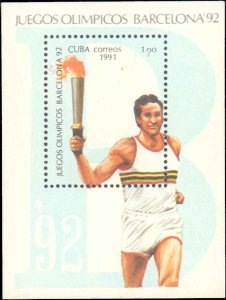 Cuba #3294-3300, Complete Set(7), 1991, Olympics, Never Hinged