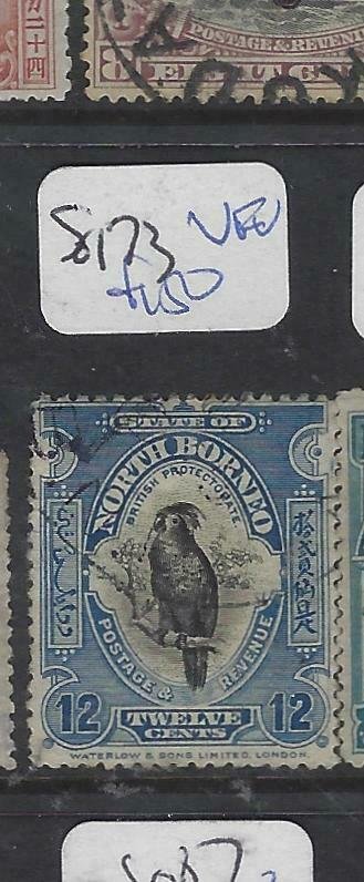 NORTH BORNEO  (P2601B)  12C  BIRD  SG 173  VFU